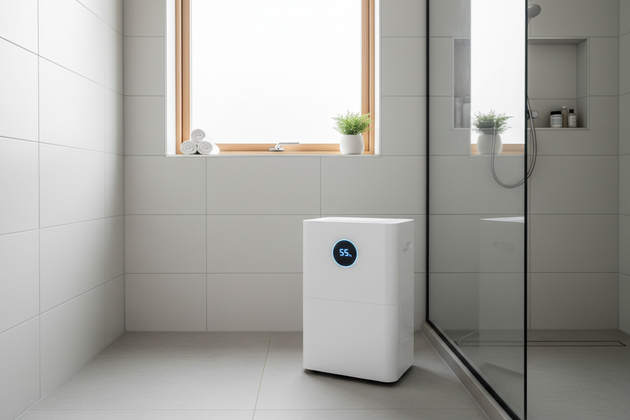 Badet tørker aldri? Avtrekk og luftskifte før muggen flytter inn