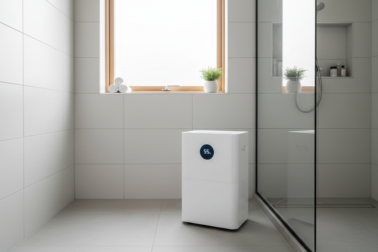 Badet tørker aldri? Avtrekk og luftskifte før muggen flytter inn