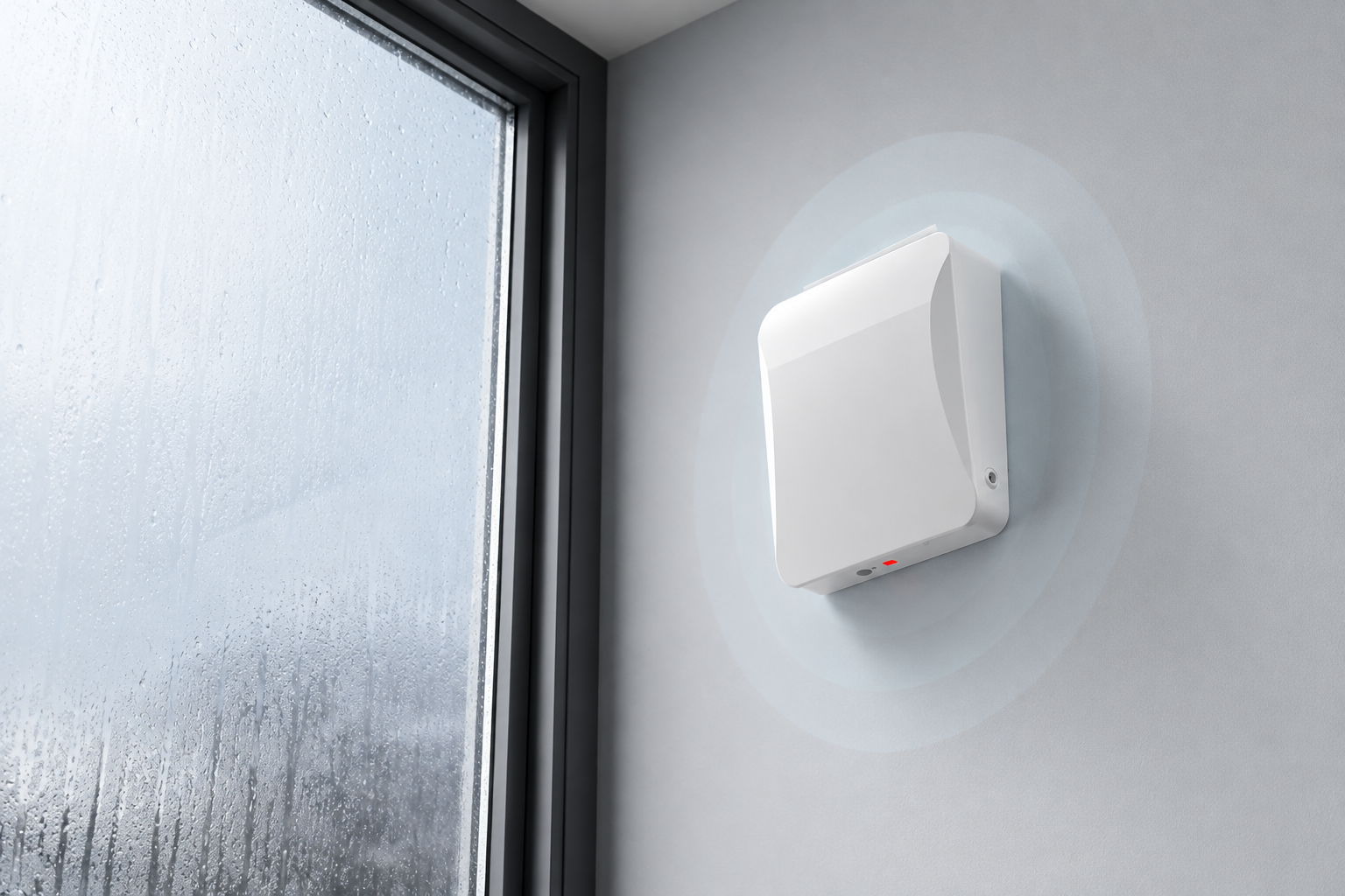 Base WiFi romventilator 110 med fuktstyring