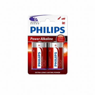 Batterier D - Philips Powerlife