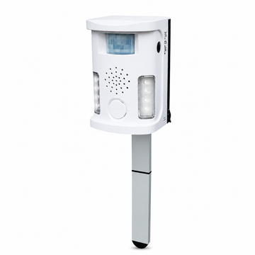 Dyreskremmer med alarm og blitz