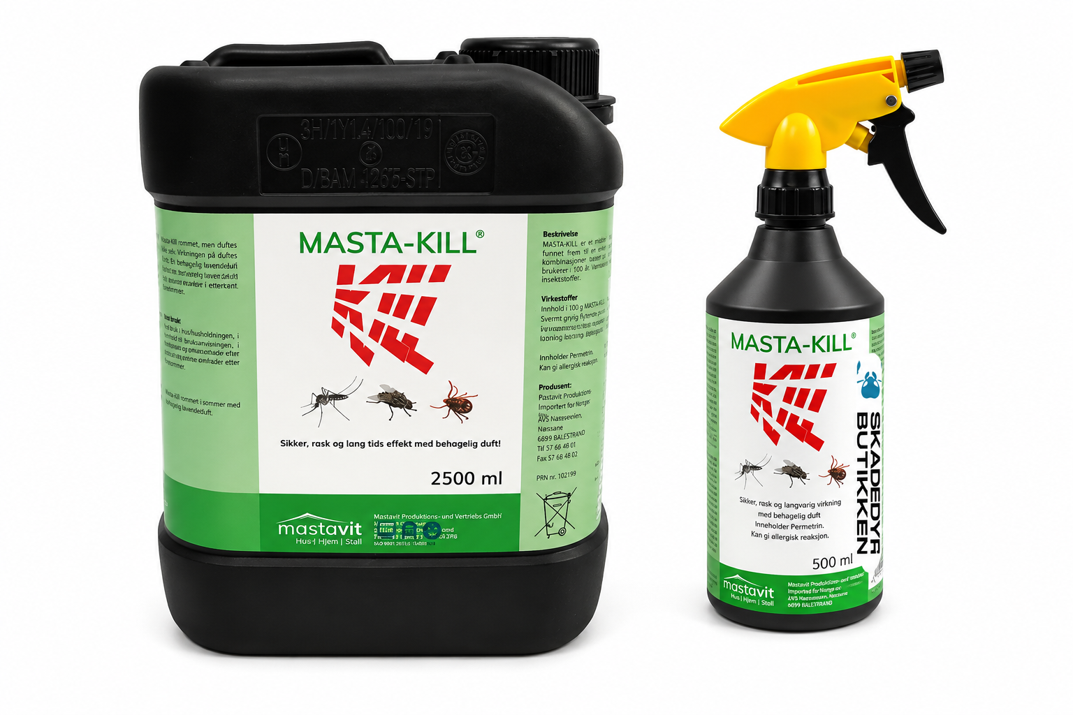 Masta-Kill universal insektmiddel 500 ml - 5 liter