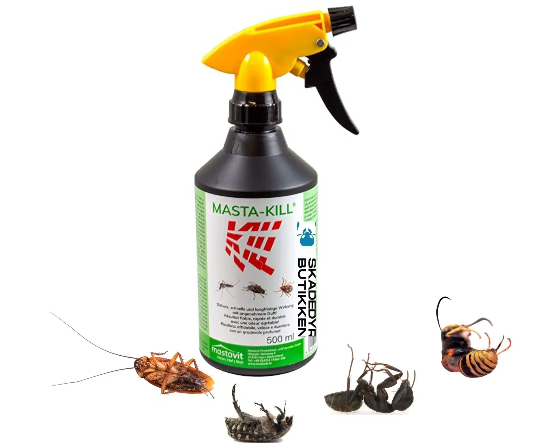 Masta-Kill universal insektmiddel 500 ml - 5 liter