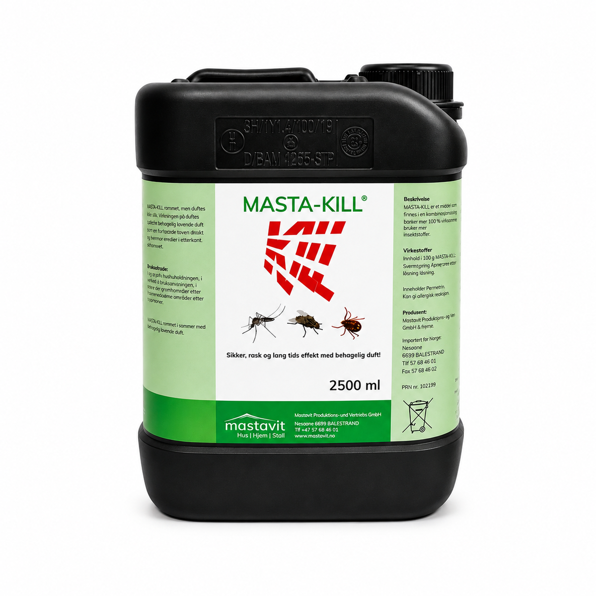 Masta-Kill universal insektmiddel 500 ml - 5 liter - velg størrelse