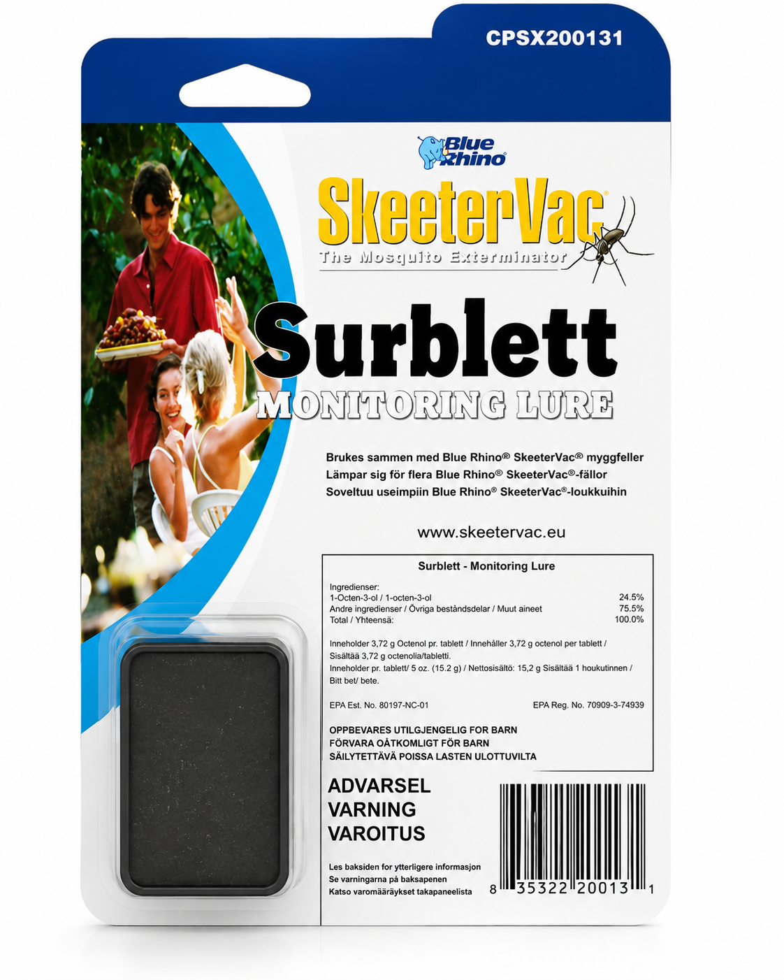 Oktanol tablett SkeeterVac SV35