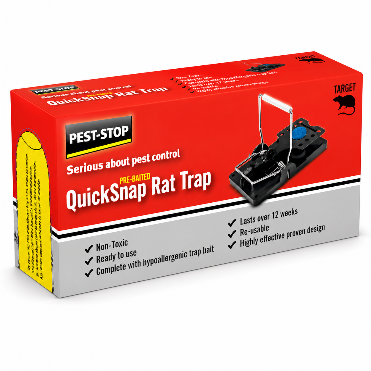 QuickSnap Rottefelle ferdig med lokkemiddel