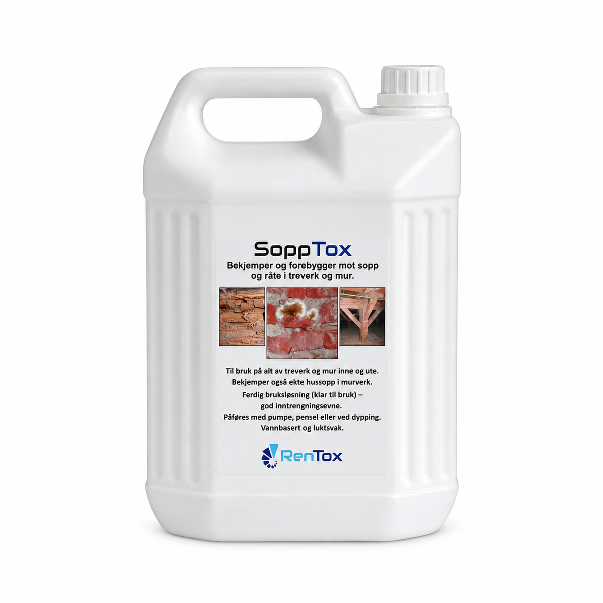 Ekte Hussopp Middel SoppTox - 5 Liter