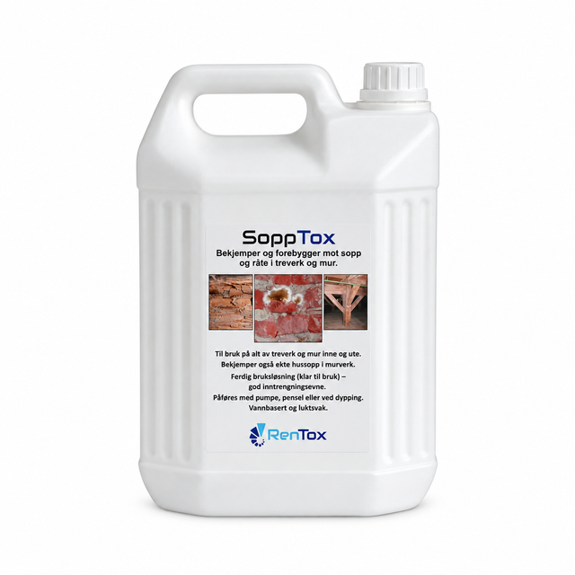 Ekte Hussopp Middel SoppTox - 5 Liter