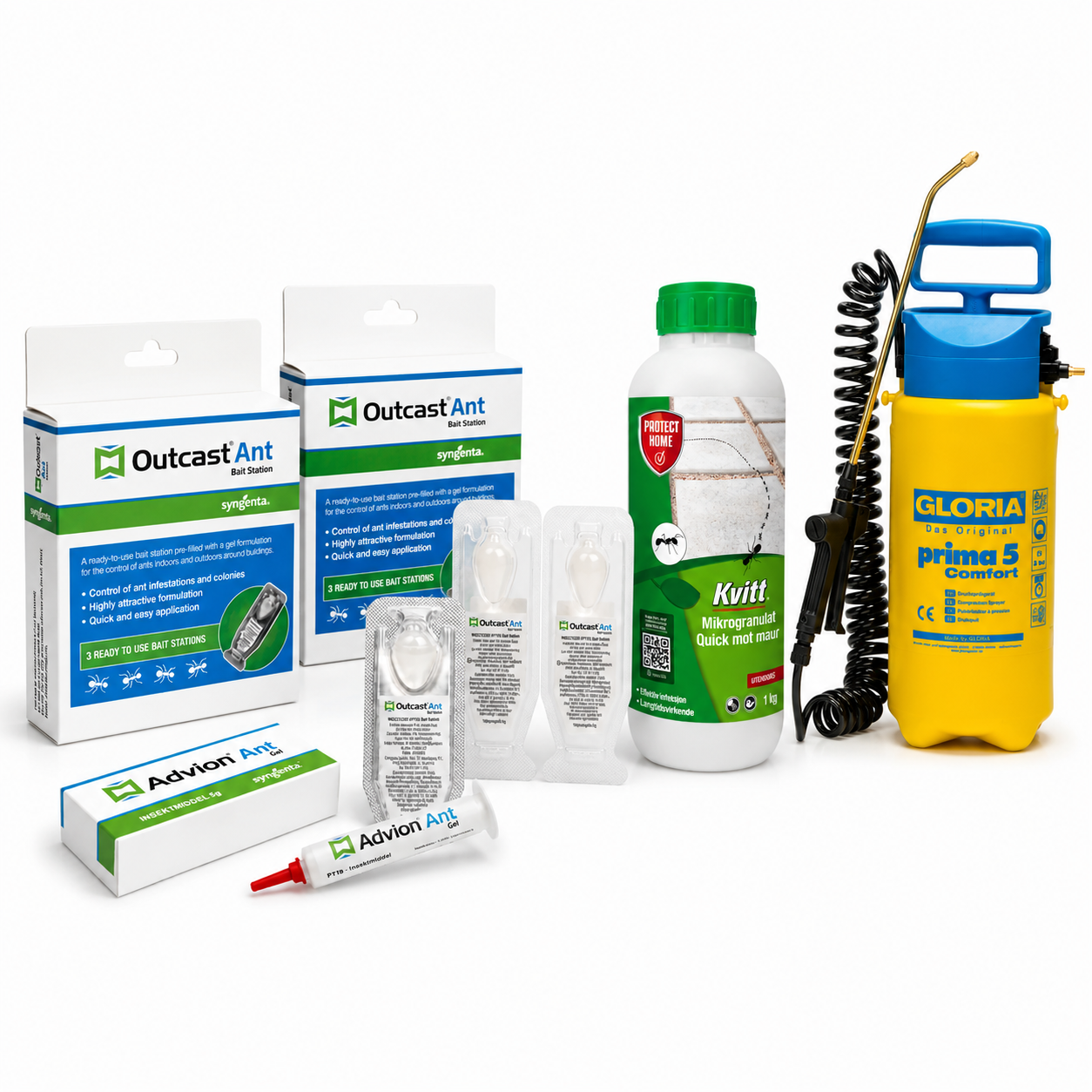 Startpakke PRO – Total Maurbekjempelse inne & ute