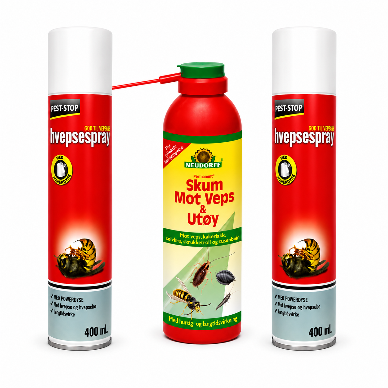 Startpakke Vepsbekjempelse – Skum & Spray