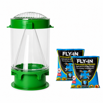 Startpakke Utvendig Fluebekjempelse – Mini Monster + Ekstra Lokkemiddel