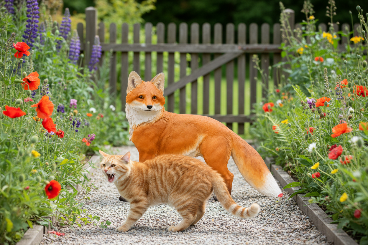 Skremmerev – redd katt